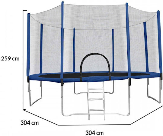 Byox Trampolină În aer liber Diametru 304buc cu Net & Scară