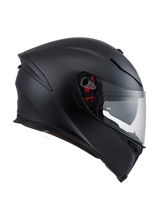 AGV K-5 Solid Black Matt Motorradhelm Volles Gesicht DOT / ECE 22.05 1390gr