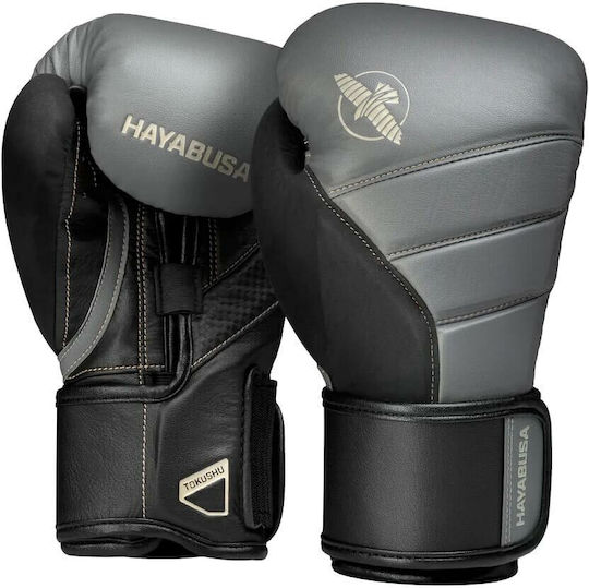Hayabusa Synthetic Leather Boxing Competition Gloves Black