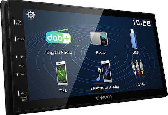 Kenwood Автомобилна Аудио Система 2 DIN (Bluetooth/USB/Wi-Fi/GPS) с Touch Screen 6.8"