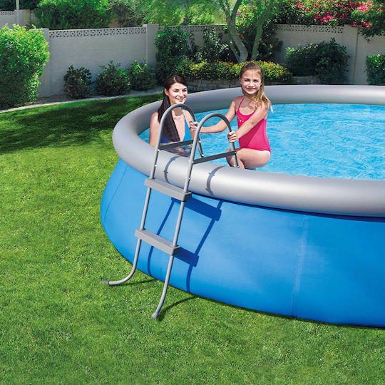 Bestway Pool Ladder made of Plastic 87x42x9cm Gray