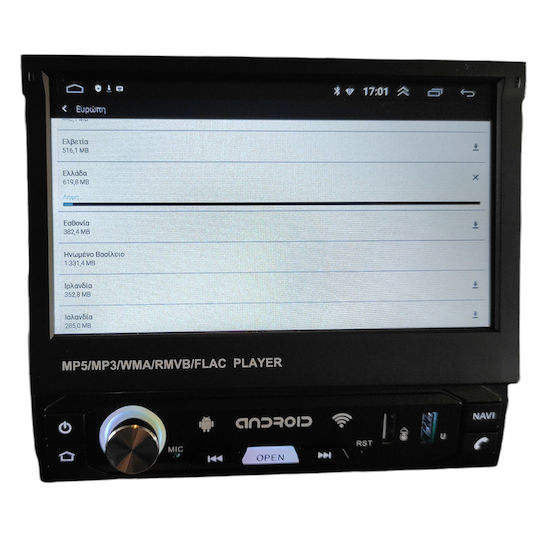 Car Radio 1 DIN Bluetooth USB