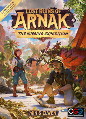 Czech Games Edition Spiel-Erweiterung Lost Ruins of Arnak The Missing für 1-4 Spieler 12+ Jahre