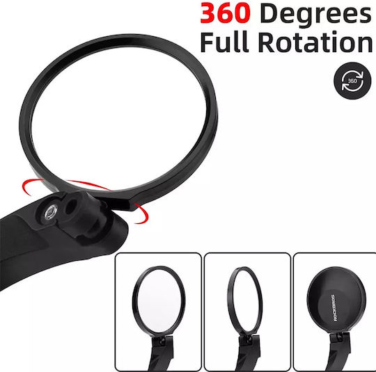 Rockbros 26210001004 Δεξιός Ρυθμιζόμενος Καθρέπτης Ποδηλάτου
