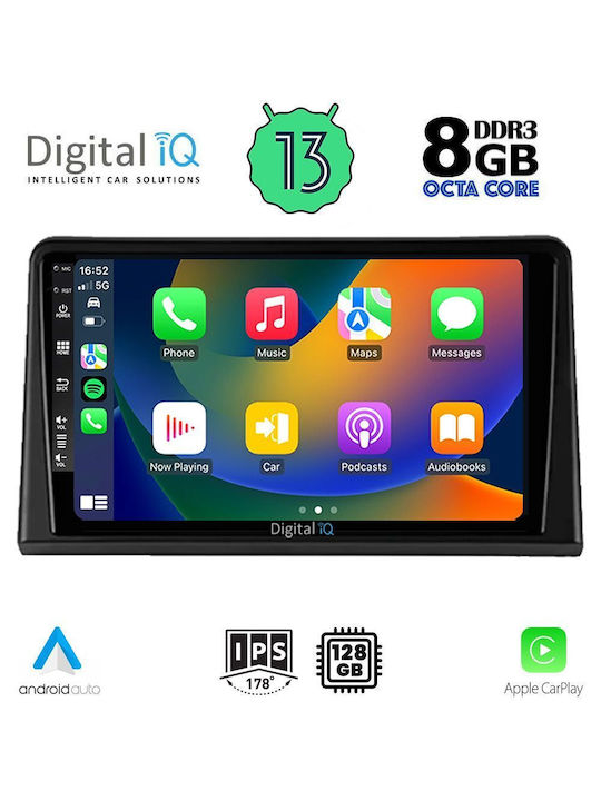 Digital IQ Car Audio System for Renault Express 2020> (Bluetooth/USB/WiFi/GPS) with Touch Screen 9"