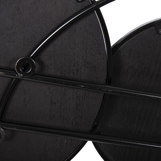 HomeMarkt Decorațiune Geometrică Pentru Perete Maro Din Metal 135x69cm