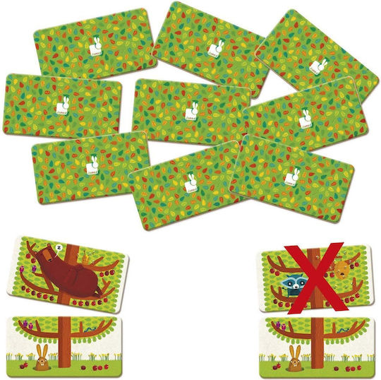 Board Game Παιχνίδι Μνήμης Χαρούμενο Δένδρο for 4 Players 4+ Years Old (EN) Janod