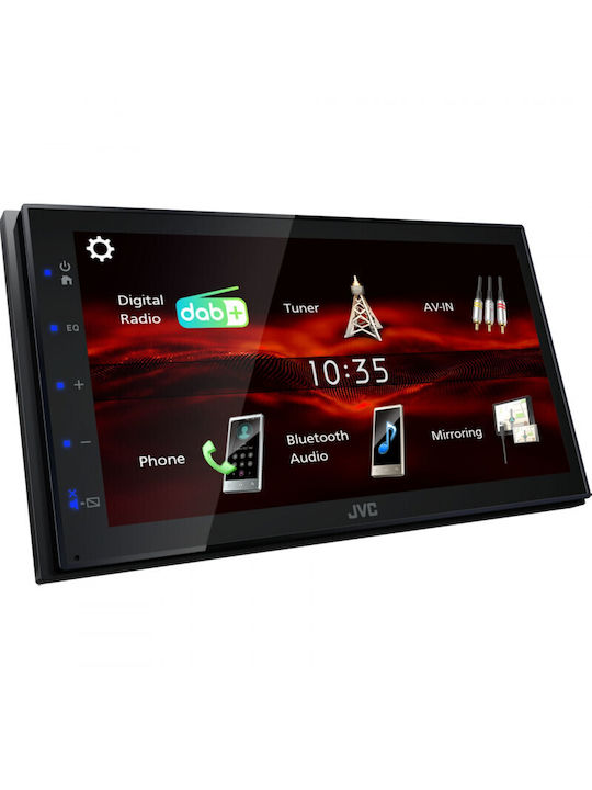 JVC Sistem Audio Auto 2DIN (Bluetooth/USB/WiFi/GPS)