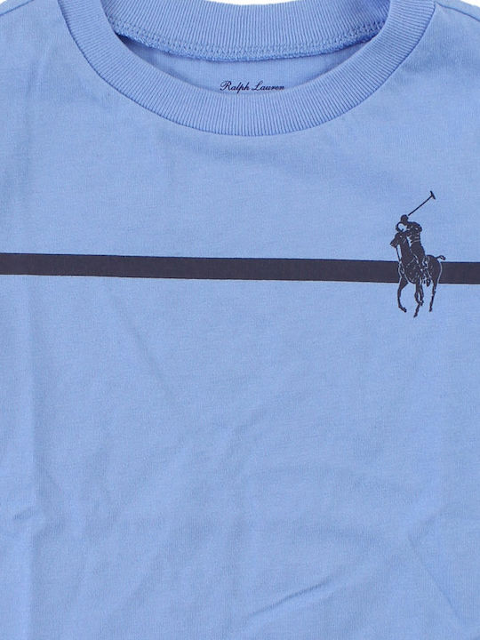 Ralph Lauren Παιδικό T-shirt Γαλάζιο