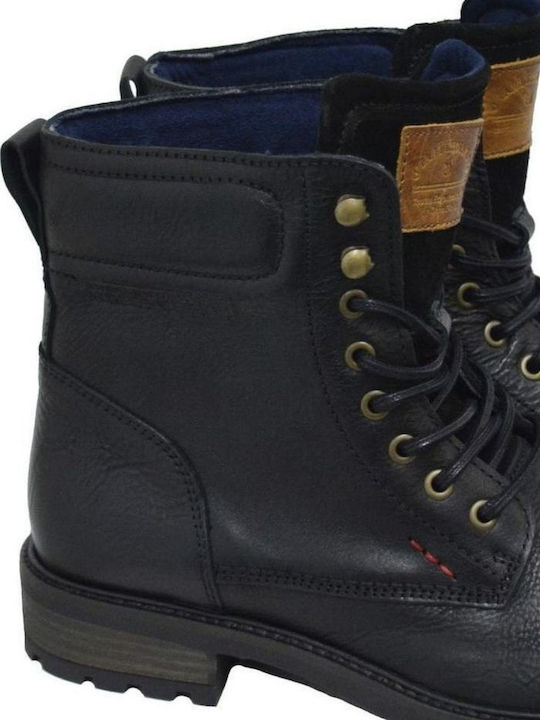 5418 Piele Negru Bocanci