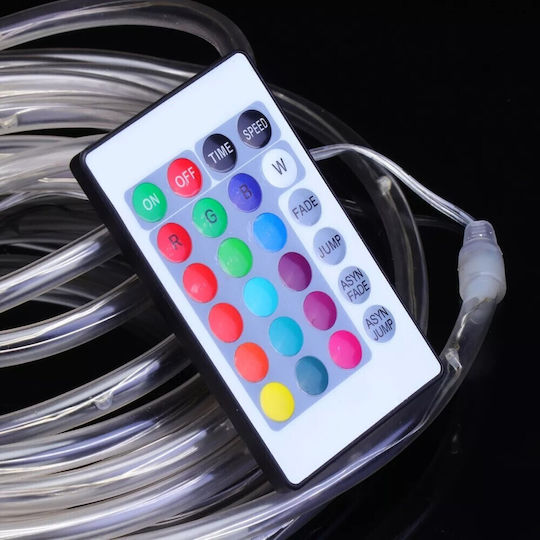 Φωτοσωλήνας 100 Λαμπάκια USB (5V) RGB με Προγράμματα 10m IP65