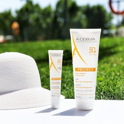 A-Derma Protect Lotion Fragile Skin Слънцезащитна Крем за тяло SPF50 250мл