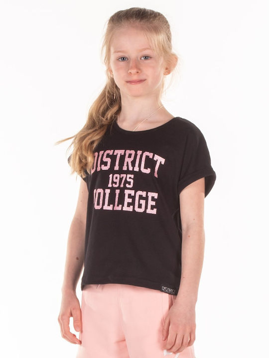 District75 Kids T-shirt Black