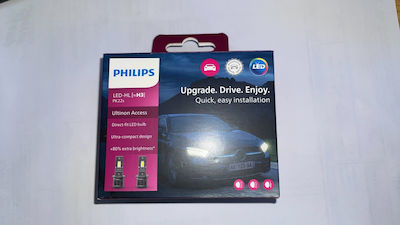 Philips Lămpi Ultinon Access H3 LED 6000K Alb rece 12V 13W 2buc