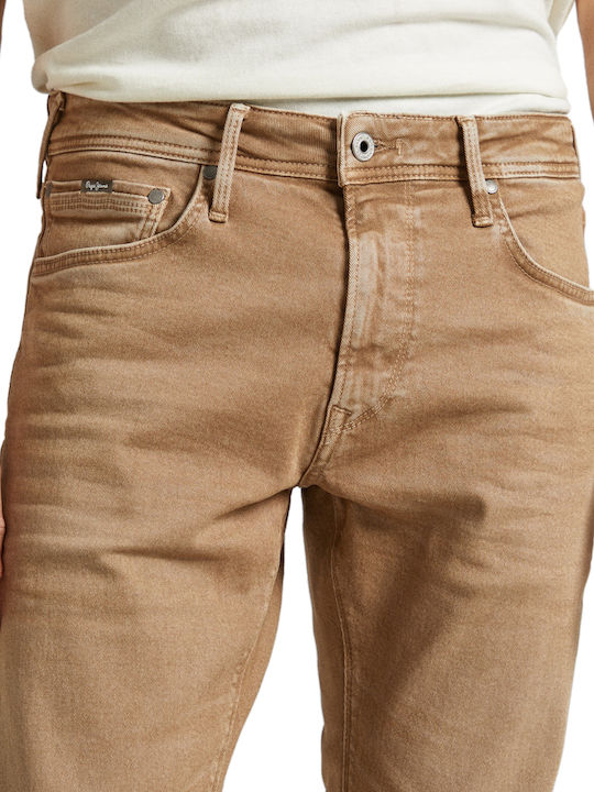 Ανδρικό Παντελόνι Τζιν 858/khaki Beige