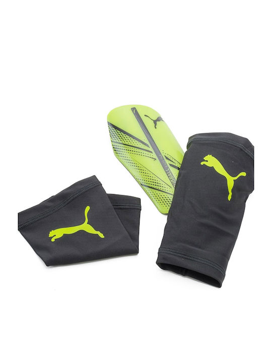 PUMA Attacanto Sleeve Adults Soccer Shin Protectors Green 030887-04