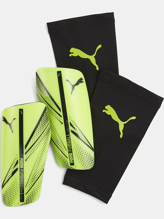PUMA Attacanto Sleeve Adults Soccer Shin Protectors Green 030887-04