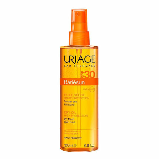 Uriage Bariesun Dry Oil Αδιάβροχο Αντηλιακό Λάδι για το Σώμα SPF30 σε Spray 200ml