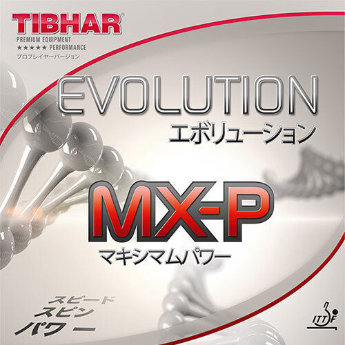 Tibhar Evolution MX-P 1.9 81384 Ping Pong Racket Rubber Red