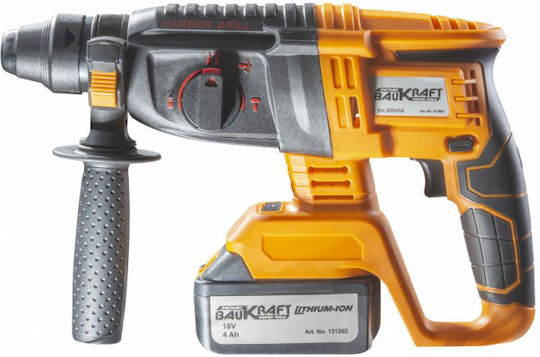 Baukraft Percuție Ciocan rotopercutor Electrică 1500W cu Suport SDS Plus / Rapid