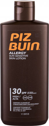 Piz Buin Allergy Sun Sensitive Skin Wasserdichte Sonnencreme Lotion Für Körper SPF30 200ml