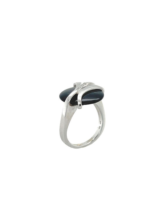 Xryseio Women's Silver Ring with Zircon