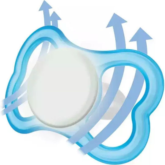 Mam 248S Orthodontic Pacifiers Silicone Night Teddy Bear / Zebra - Beige for 6-16 months 2pcs
