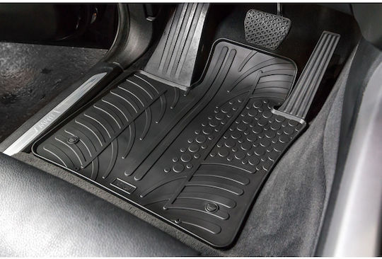 Gledring Set of Front and Rear Mats 4pcs for Alfa Romeo Stelvio 2017 Black