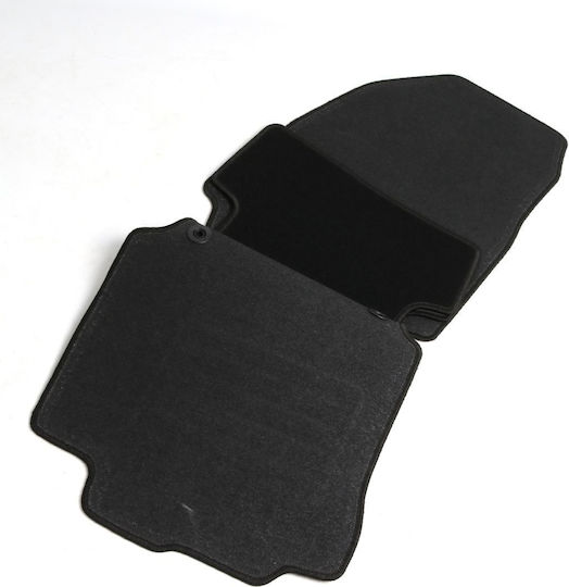 Petex Set of Front and Rear Mats 4pcs for Renault Captur 2013-2019 Black