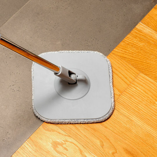 InnovaGoods Spin Parquet Mop with Microfibers