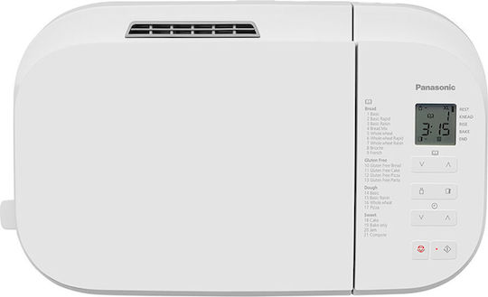 Panasonic Αρτοπαρασκευαστής 550W Χωρητικότητας με 21 Προγράμματα