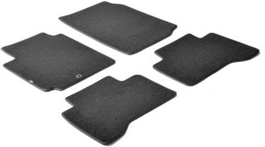 Lampa Set of Front and Rear Mats 4pcs for Suzuki Grand Vitara 2005-2015 Black