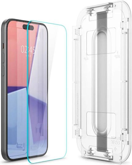Spigen GLAS.tR Alignmaster Tempered Glass 2τμχ (iPhone 16 /15)
