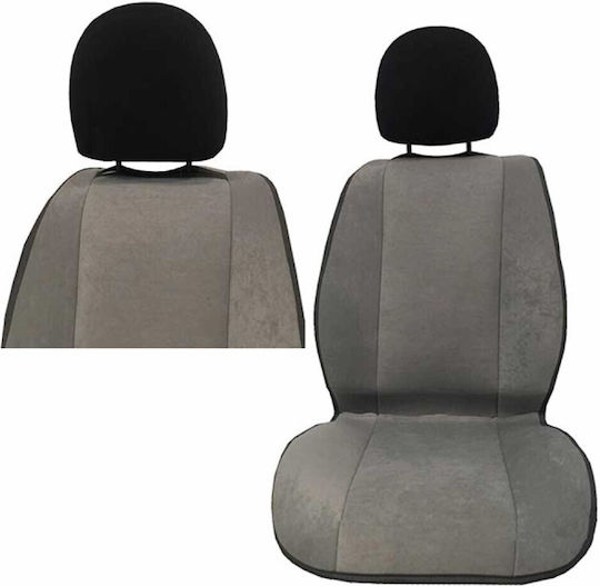 Auto Gs Set Spătare Auto 2buc Alcantara Super Fresh Gri