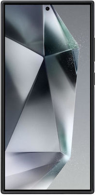 Samsung Umschlag Rückseite Leder Schwarz (Samsung S24 Ultra S928)