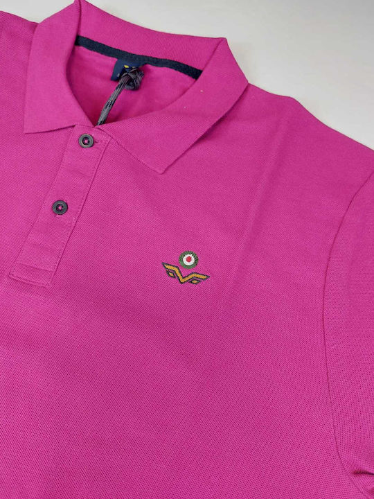 Polo Short Sleeve Blouse Fuchsia
