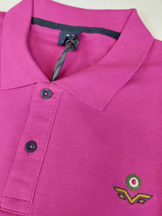 Polo Short Sleeve Blouse Fuchsia