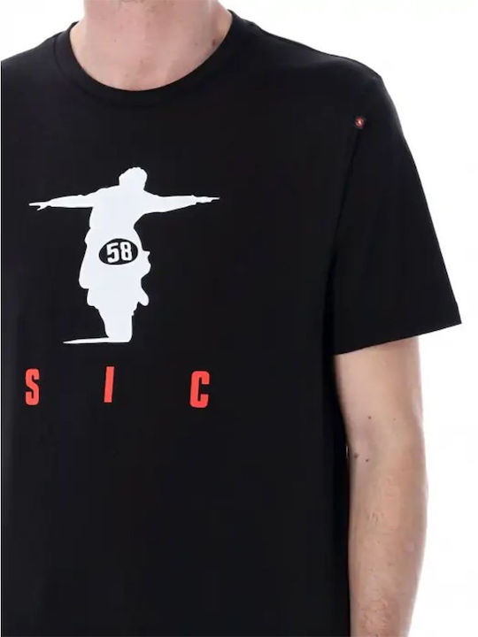 Marco Simoncelli Athletic Short Sleeve T-shirt Black
