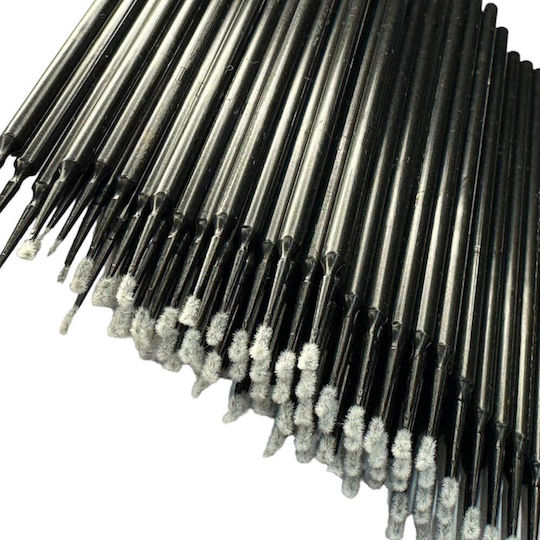 Augenbrauen-Microbrushes Augenbrauenpinsel Schwarz 100 Stk