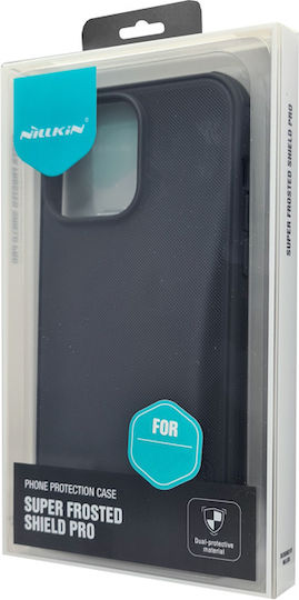 Nillkin Super Frosted Shield Pro Задна корица Пластмаса Черен (iPhone 14 Pro)