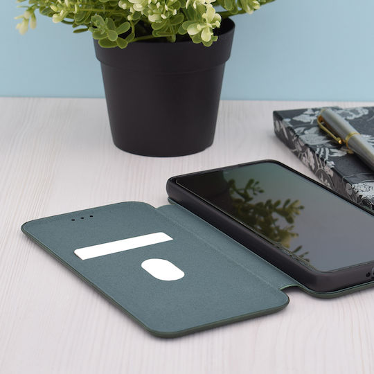 Techsuit Safe Book Piele artificială Verde (Honor 90 Lite - Onoare 90 Lite)