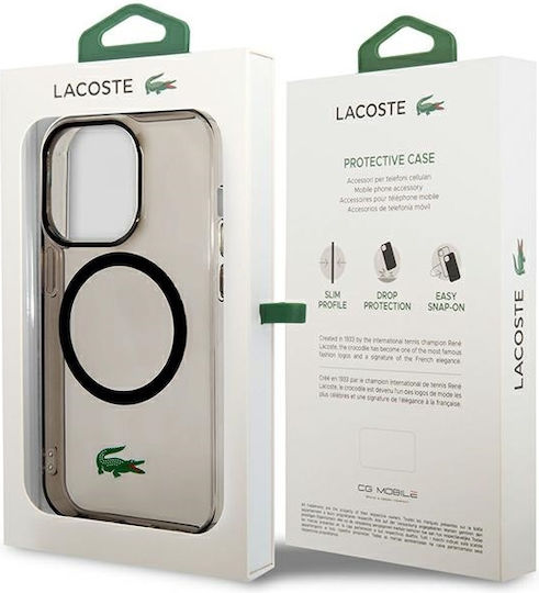 Lacoste Back Cover Plastic Black (iPhone 14 Pro Max)