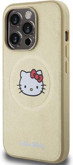 Hello Kitty Back Cover Plastic Gold (iPhone 14 Pro Max)