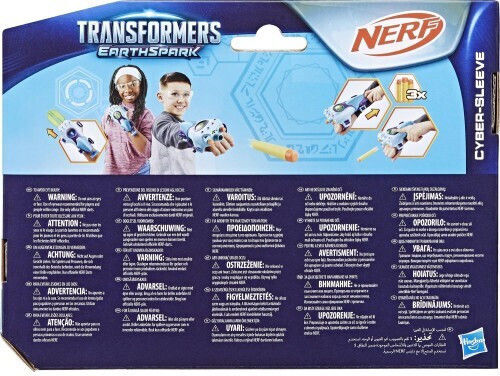 Nerf Trägerraketen Transformers Earthspark Cybersleeve Battle Blaster N-Strike Elite für 8+ Jahre