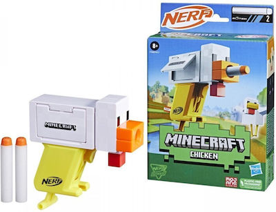 Nerf Εκτοξευτής Microshots Chicken Minecraft για 8+ Ετών