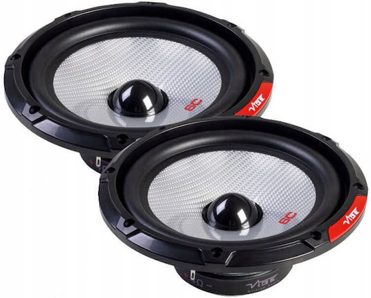 Vibe Pulse 6C-V3 Σετ Ηχεία Αυτοκινήτου Διαιρούμενα 6.5" με 80W RMS (2 Δρόμων)
