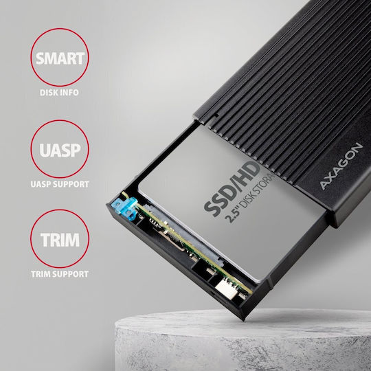 Axagon Θήκη για Σκληρό Δίσκο 2.5" SATA III με σύνδεση USB 3.2