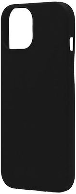 iNOS S-cover Silicone Back Cover Durable Black (iPhone 15)