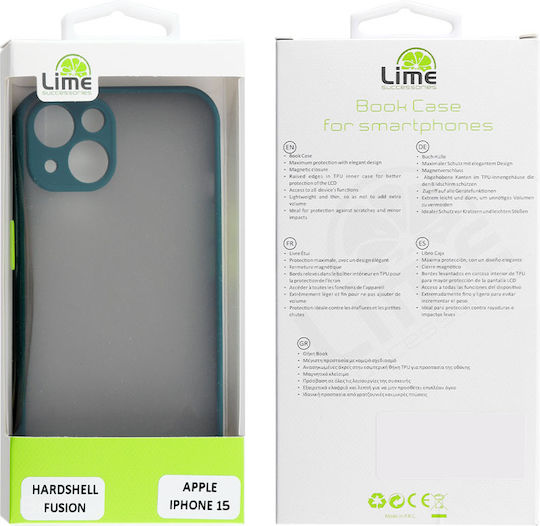 Lime Hardshell Fusion Full Camera Protection Umschlag Rückseite Kunststoff / Silikon Grün (iPhone 15)