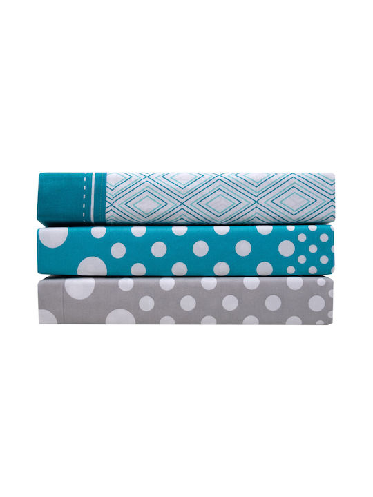 Anna Riska Mix & Match Βρεφικό Κουβερλί Βαμβακερό 36 Πετρόλ 110x150cm Anna Riska Mix & Match Βρεφικό Κουβερλί Βαμβακερό 36 Πετρόλ 110x150cm